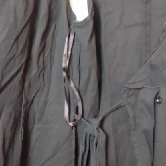 Alyn Paige black wrap around sleeveless tunic size 11/12 - Picture 7 of 7